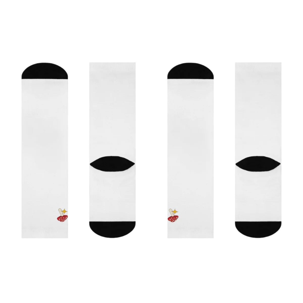 Best Friend Mushroom Cushioned Crew Socks