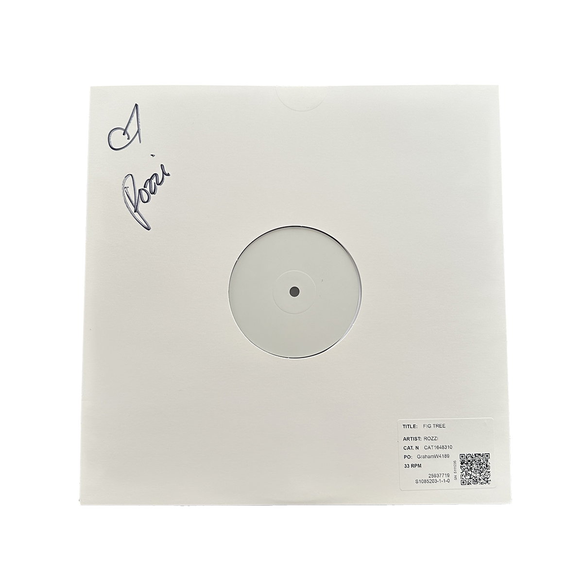 Signed Fig Tree Vinyl LP Test Pressing (Cosmetic Sleeve Damage)